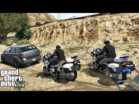 GTA 5 MODS LSPDFR 1025 - MOTORCYCLE HIGHWAY PATROL!!! (GTA 5 REAL LIFE PC MOD)