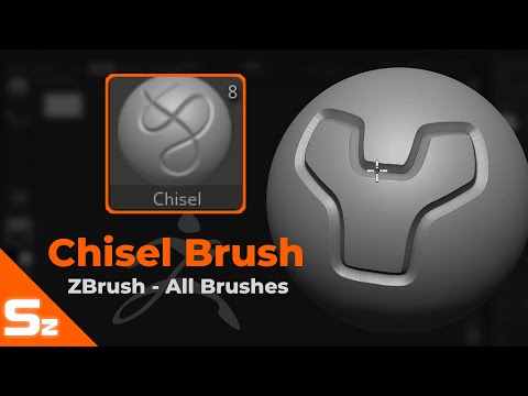 Chisel Brush: ZBrush All Brushes