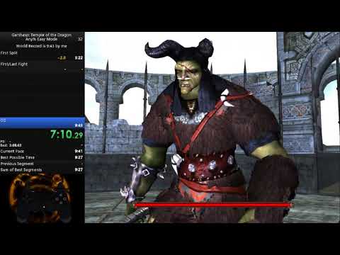 Garshasp: Temple of the Dragon - Any% Easy Speedrun in 8:59| No audio