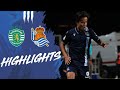 HIGHLIGHTS Sporting Portugal 3 0 Real Sociedad