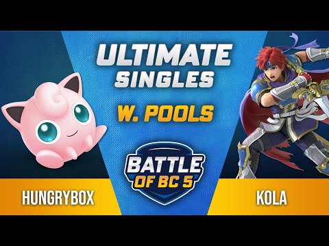 Hungrybox (Jigglypuff) vs Kola (Roy) - Ultimate Singles Winners Pools - Battle of BC 5