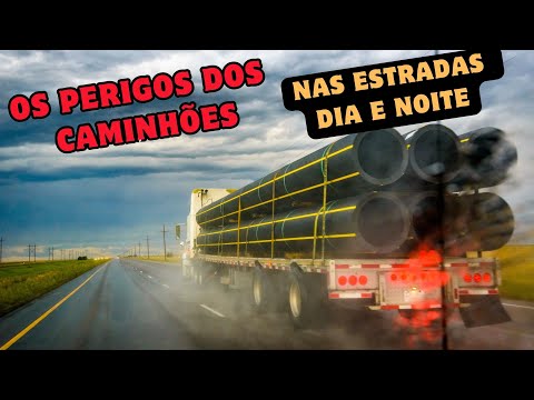 Um monstro na estrada. #estrada #caminhões #segurançanasestradas