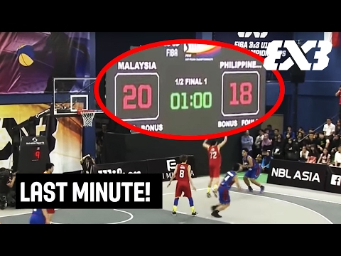 TISSOT Last Minute! - Malaysia v Philippines the thrilling final minute - FIBA 3x3 Basketball
