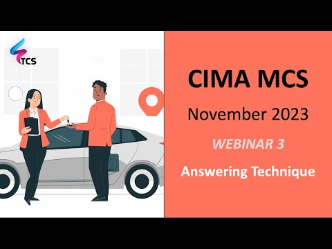 CIMA Management Case Study (MCS) Nov 2023 (Cuppcar) - Webinar 03: Answering Technique