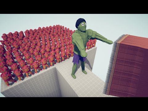 100x HULKBUSTER + GIANT HULK vs EVERY GOD | Totally Accurate Battle Simulator TABS