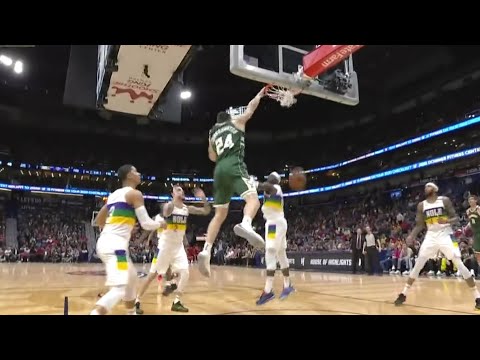 Pat Connaughton THROWING IT DOWN: this is why Dunk Contest | Pelicans vs. Bucks | Feb. 04 2020 NBA