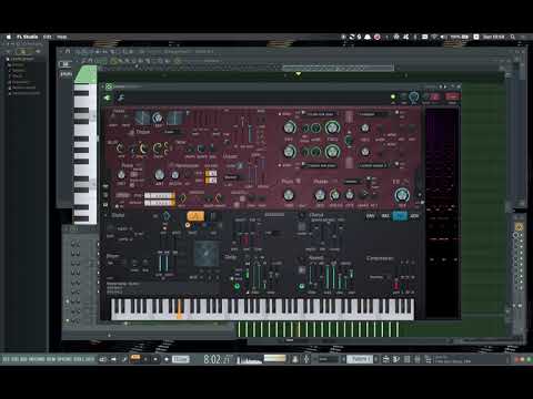 Harmor, trance supersaw pluck