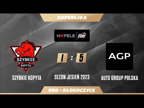 Skrót | Szybkie Kopyta - Auto Group Polska  1:5, Kłokoczyce Jesień 2023, Häfele PRO Liga 27.09.2023
