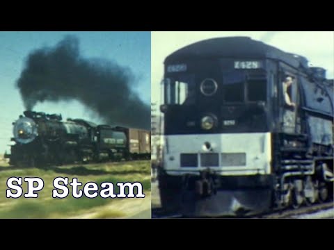Southern Pacific Steam in the 1950s - FULL VIDEO