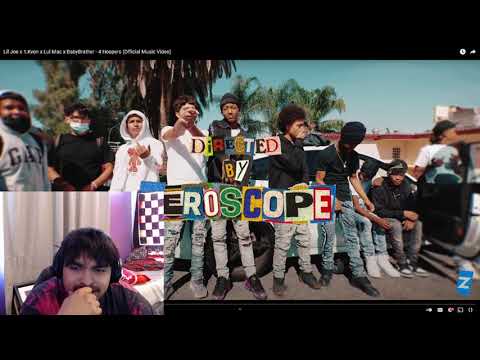 Lil Joe x 1.Kvon x Lul Mac x BabyBrather - 4 Hoopers | REACTION VIDEO!