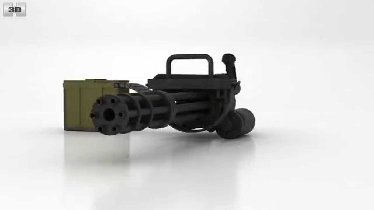 M134 Minigun 3D model by 3DModels.org