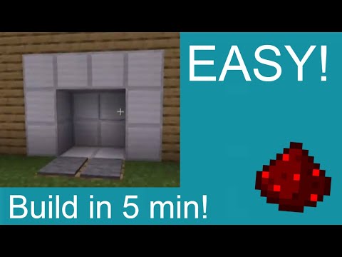EASIEST 2x2 Piston Door | Tutorial | (Wii U, Switch, Xbox, Ps4, PE )