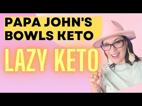 LAZY KETO: Trying The New Keto Papa John's Bowls 🍕 Dirty Keto Meal