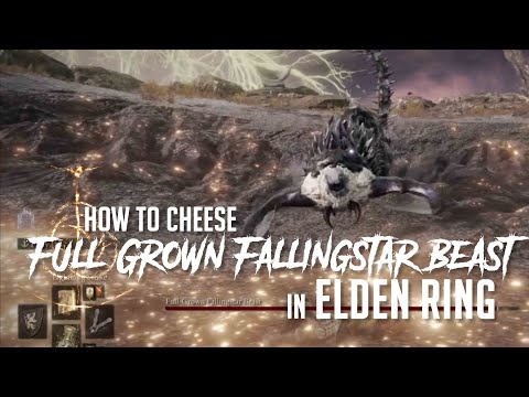 How to Cheese Full Grown Fallingstar Beast in Elden Ring (Easy Kill)