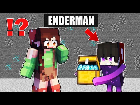 OMOCITY: Playing Minecraft as a HELPFUL Enderman 😂