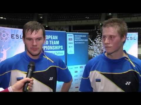 Kristjan Kaljurand ja Raul Käsner Itaaliaga mängu järel