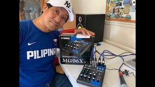 Video thumbnail for Unboxing and testing MG06X YAMAHA MIXER by isaias camposano