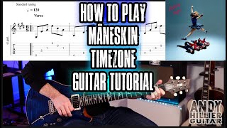 How to play Ma¥neskin - TIMEZONE Guitar Tutorial