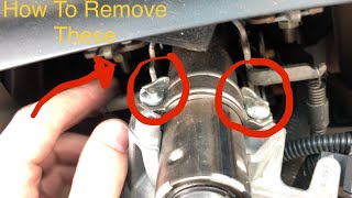 How To Remove Security Bolts Ignition Switch Honda Accord Civic Odyssey