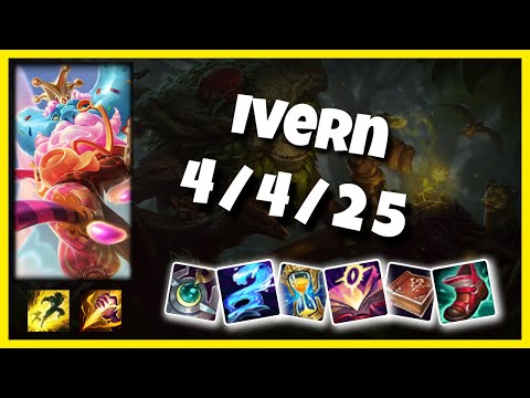Ivern vs Ekko KOREAN Challenger JUNGLE (4/4/25) - v11.3