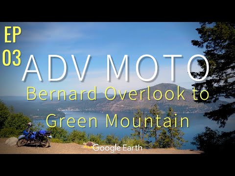 GOOGLE EARTH VIDEO EP 03  ||  ADV MOTO from Bernard Overlook to Green Mountain