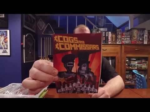 The Board Game Kaptain's Preview and tutorial for Cogs & Commissars 