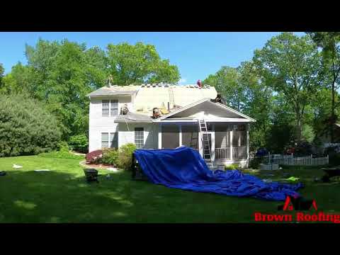 Time Lapse Roof Replacement In Derby CT