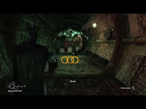 BATMAN ARKHAM ASYLUM - Part 39 - Killer Croc's Lair! (Boss Battle)