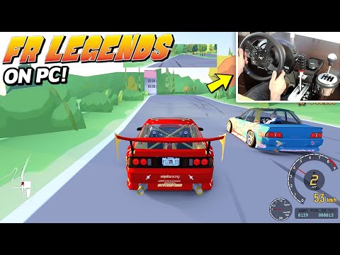 Playing FR Legends on PC with a Steering Wheel