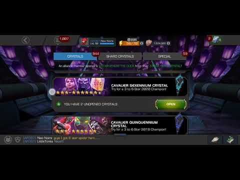 Unbelievable cavalier crystal opening....