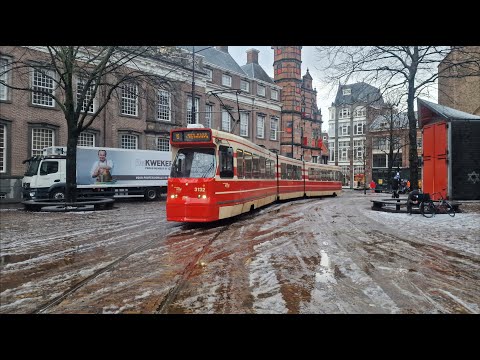 Tram 6 | Remise Lijsterbes - Grote Kerk - Leyenburg | HTM 3132 | 2026