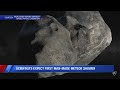 Scientists expect first man-made meteor shower