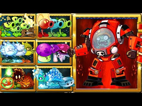 Random All Team Plants Vs Z-MECH Zombie Level 10 - Who WIll Win? - PvZ 2 Challenge