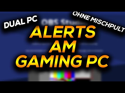 Alerts am Gaming PC hören bei einem Dual PC Setup! | Ohne Mischpult etc.