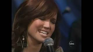 Mandy Moore "Have a Little Faith In Me" - The View - Oct. 2003