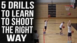 5 Beginner Basketball Shooting Drills |Teach Kids to Shoot the Right Way