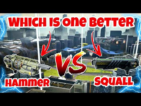 [WR] 🔥Hammer VS Squall Weapon Comparison |War Robots|