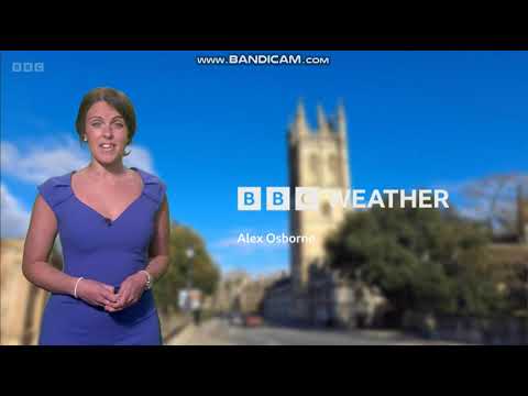 (HD) Alex Osbourne BBC ONE South Today weather March 25th 2023 - 60 fps