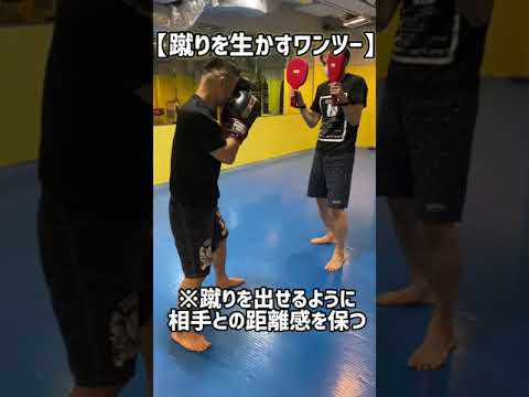 【格闘技】蹴りを生かすパンチの注意点！　#shorts