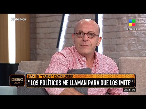 Martín "Campi" Campilongo: "Carlos Tévez se ofendió con mi imitación"