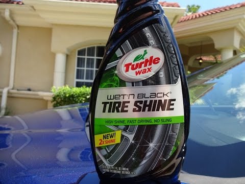 Turtle Wax Wet N Black Tire Shine 2016 Review and Test Results on a Hyundai Tucson