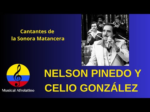 Nelson Pinedo y Celio González, cantantes de la Sonora Matancera, Bogotá, 1998