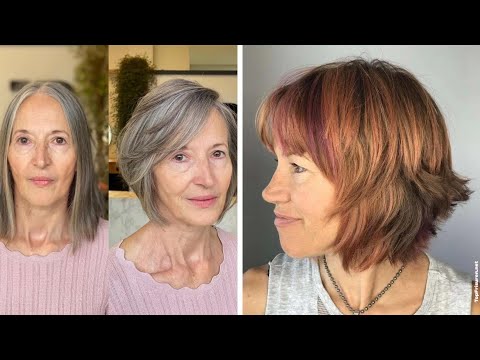 30 Altersbeständige Frisuren Mit Pony Für Ältere Frauen