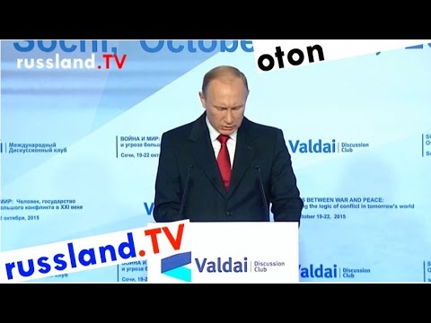 Putin auf deutsch: Medienkritik – Flüchtlingsproblem [Video]