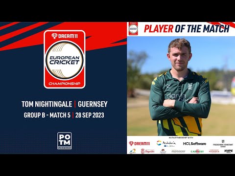 POTM: T.Nightingale - GSY vs BUL | Highlights | Dream11 ECC23 | 28 Sep 2023 | ECC23.019