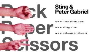 Sting and Peter Gabriel - Walking In Your Footsteps and Kiss That Frog - Rock Paper Scissors