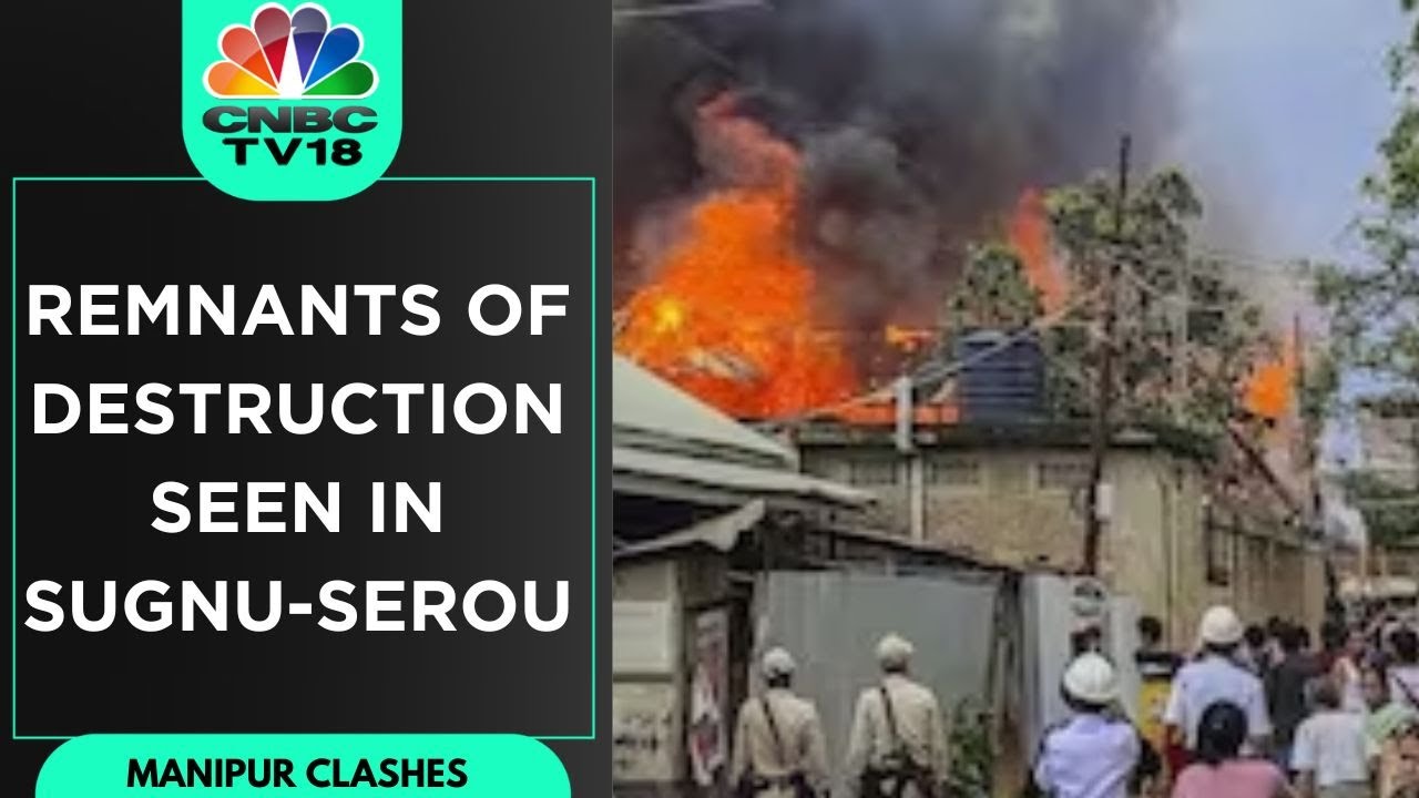 Manipur Clashes: Remnants Of Destruction Seen In Sugnu-Serou, Forces Keeping An Eye On The Village