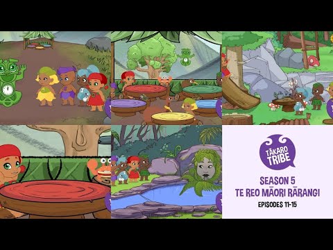 11 - 15 Rārangi | Tākaro Tribe Season 5 | Te Reo Māori | Learn Te Reo Māori | Kids Cartoon