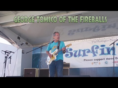 George Tomsco of the Fireballs "Chief Whoopin-Koff" HB Pier Aug 14, 2016