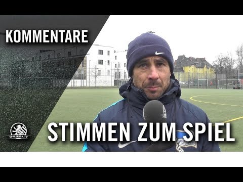Die Stimmen zum Spiel | Berliner AK 07 U19 - Hertha BSC U19 (Viertelfinale, Pokal)